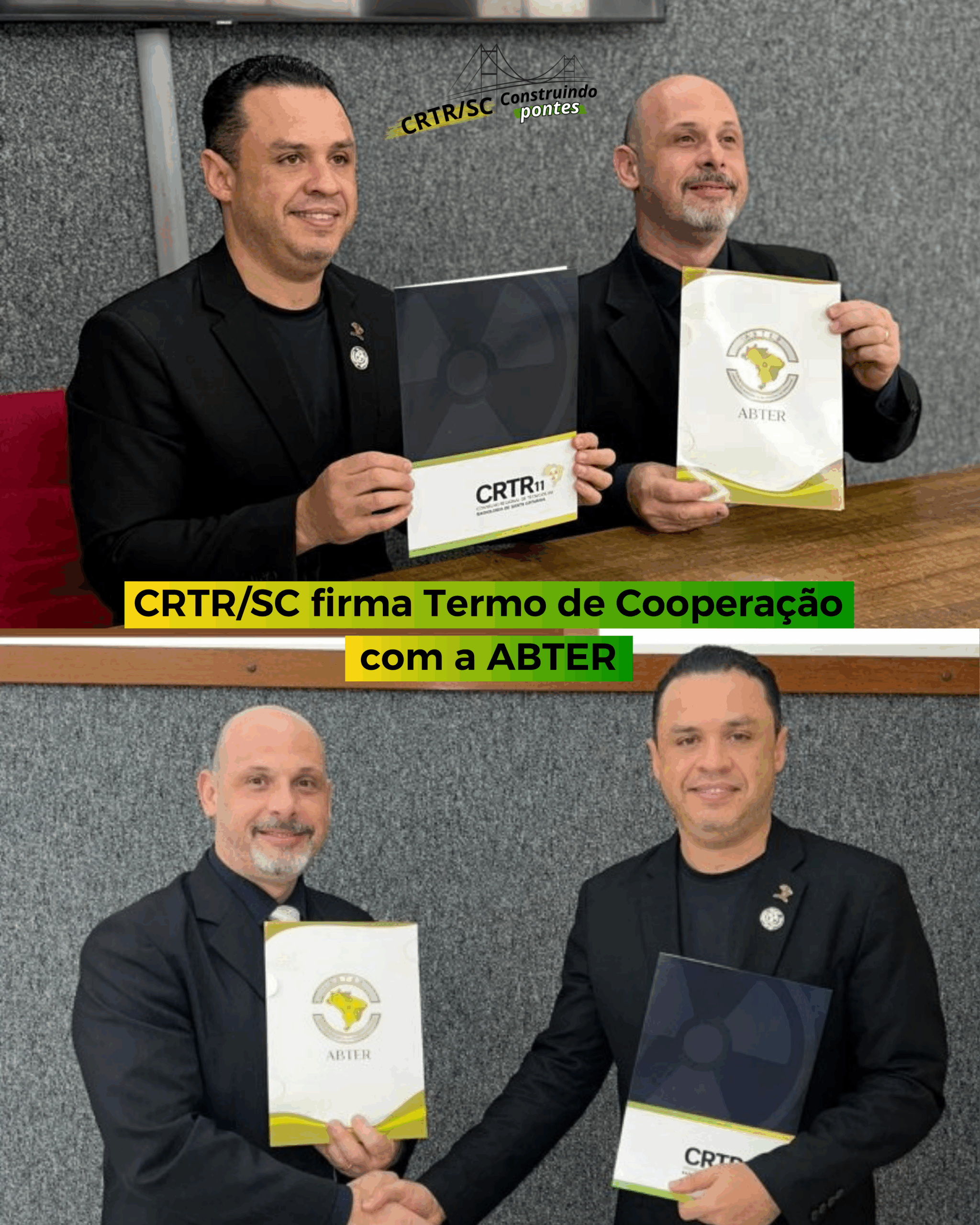 CRTR/SC firma Termo de Cooperação Técnica com ABTER