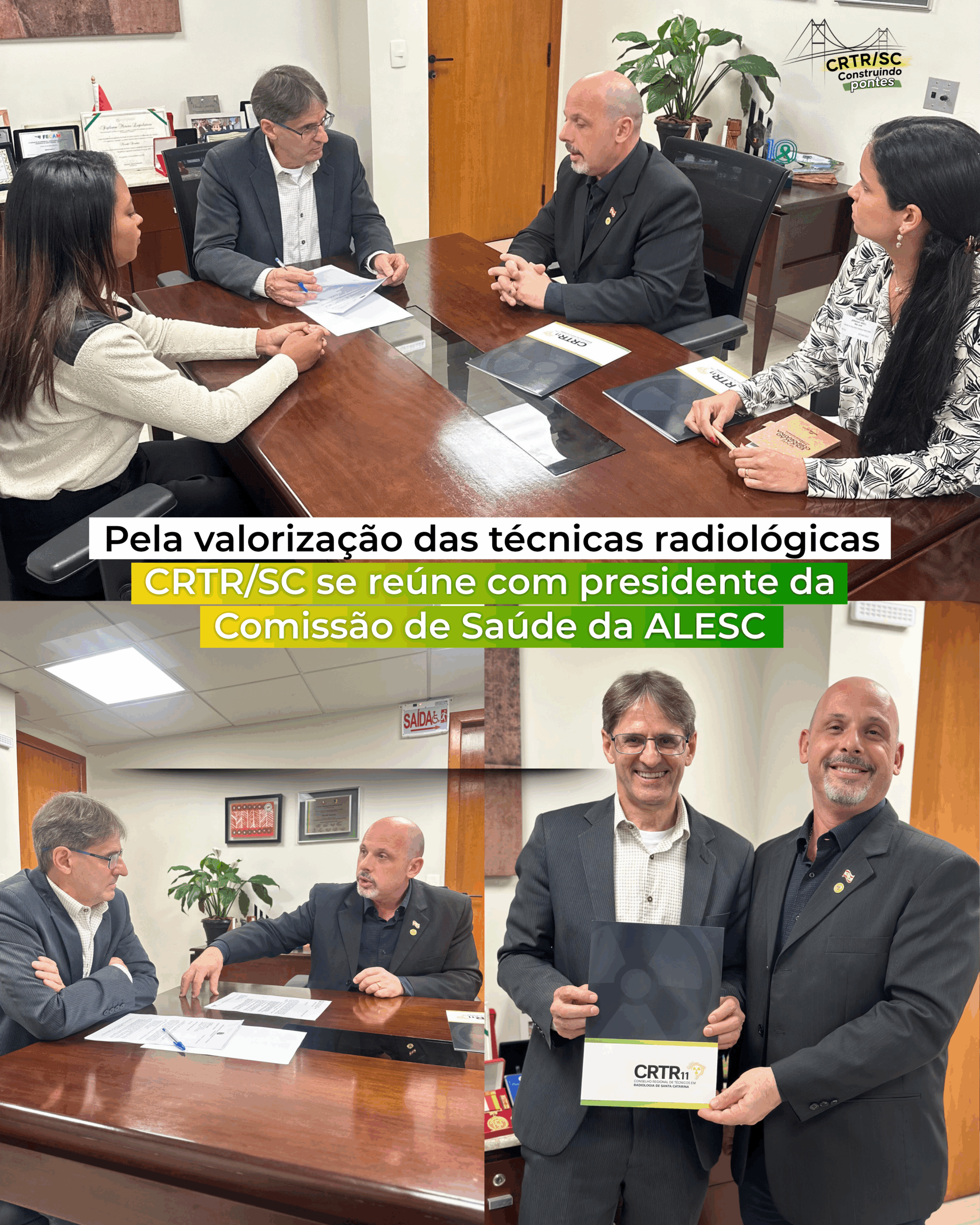 Reunião com o presidente da Comissão de Saúde da ALESC