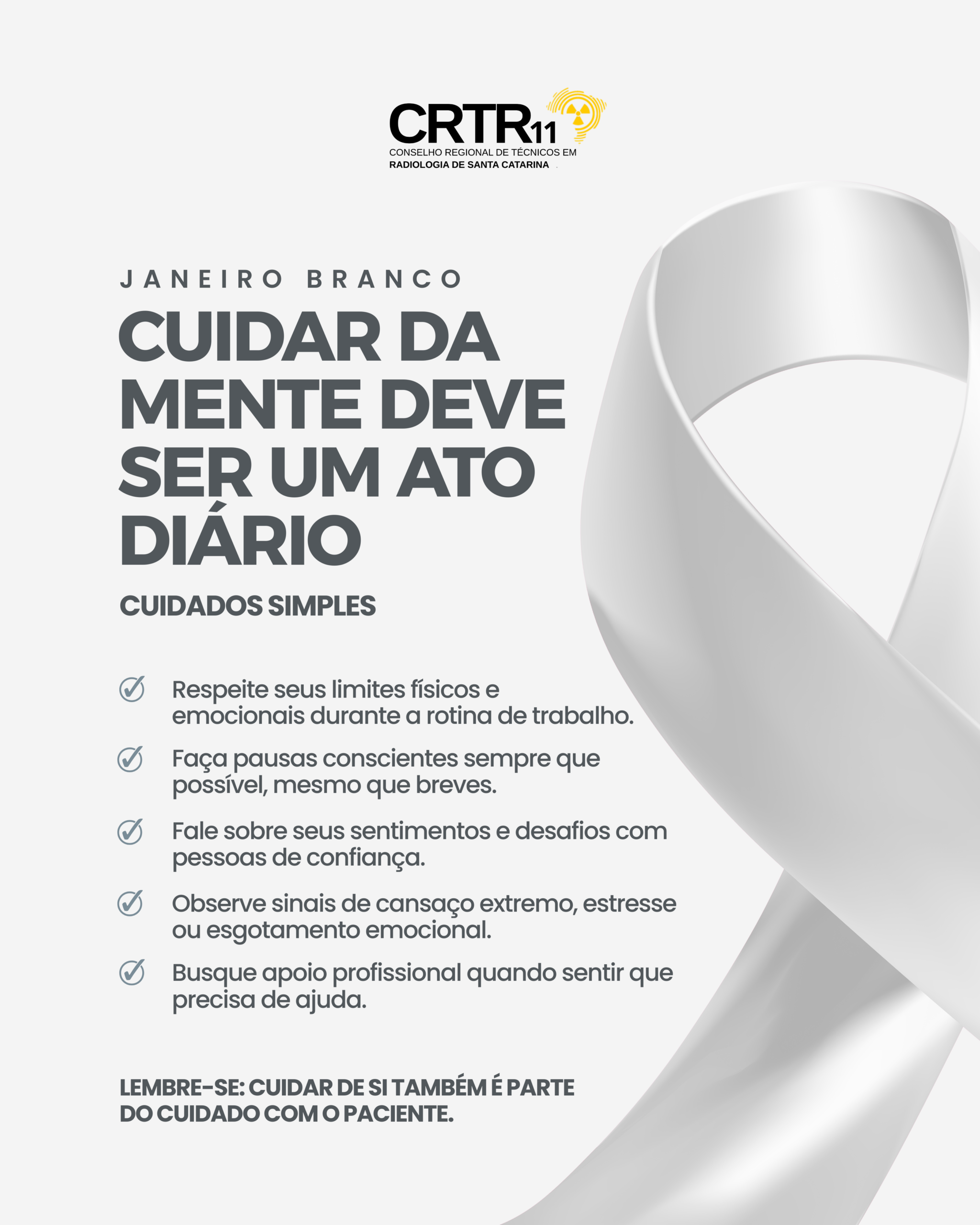 Janeiro Branco: Saúde Mental