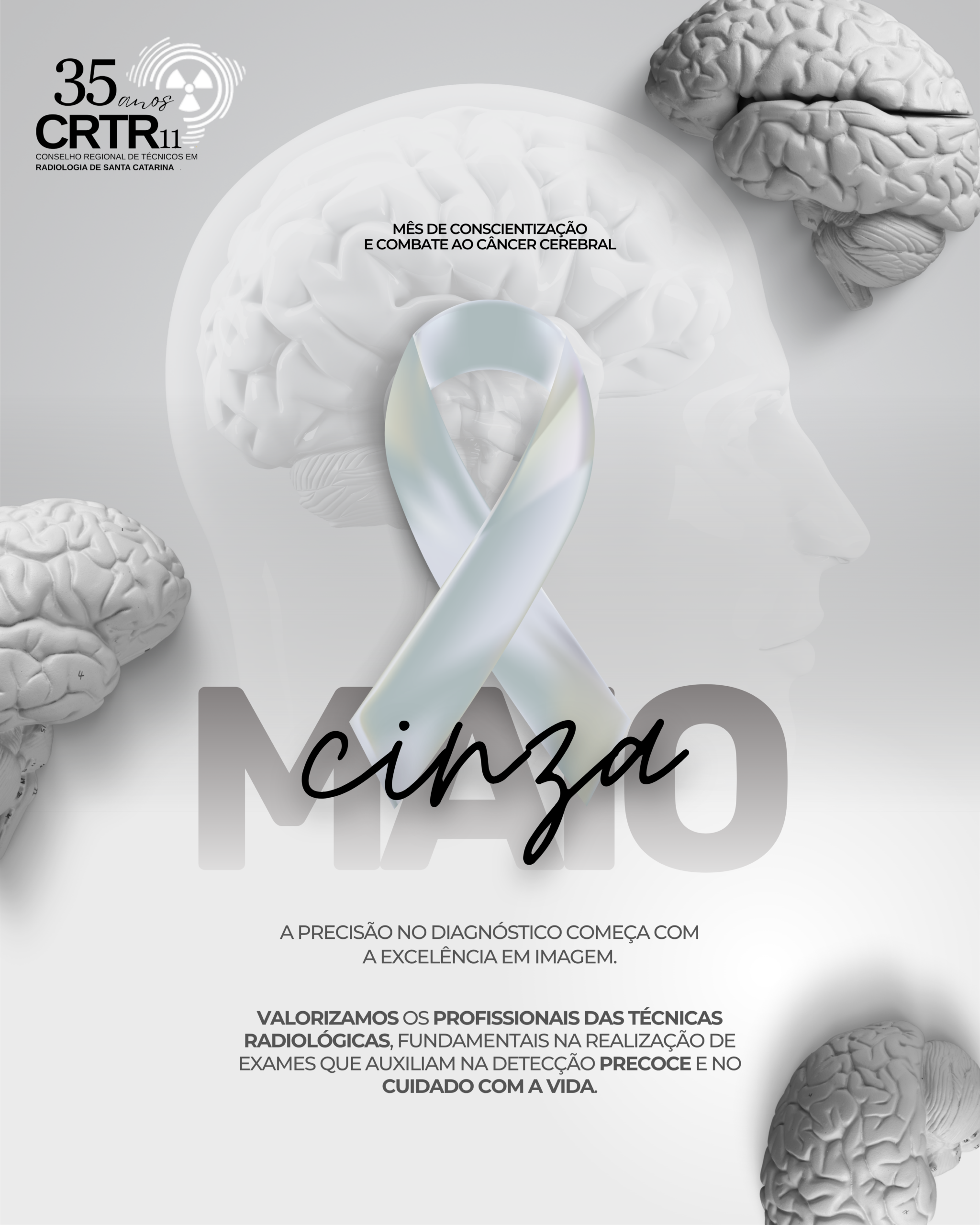 Maio Cinza – Câncer Cerebral